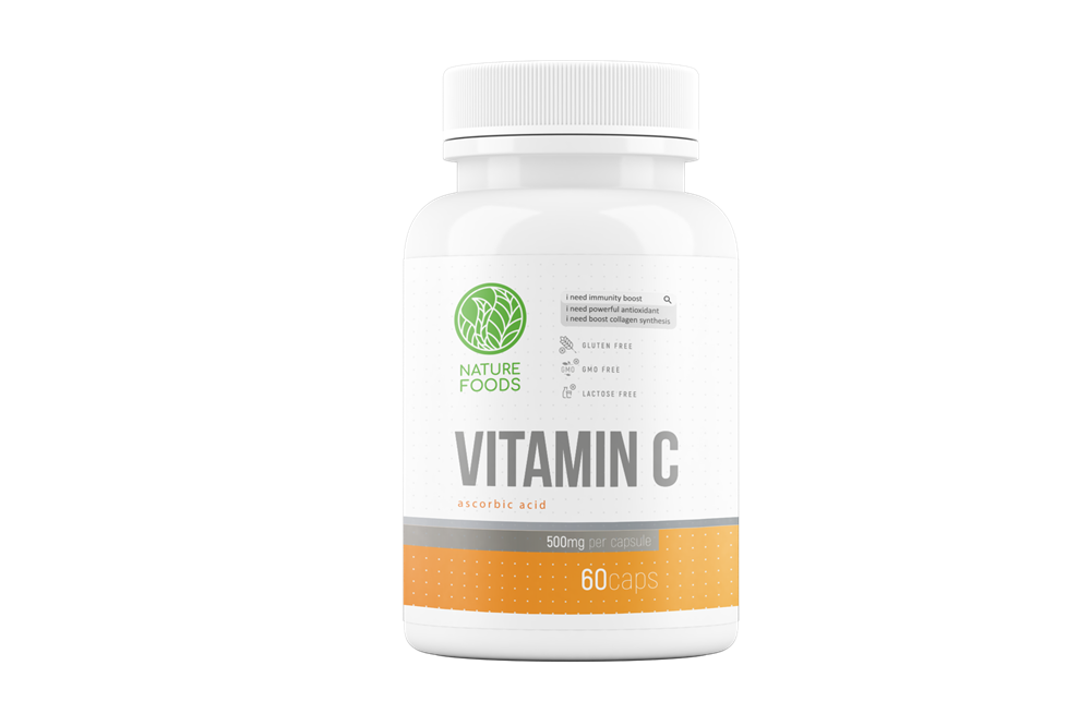 NATURE FOODS VITAMIN C 1000MG (120КАПС)