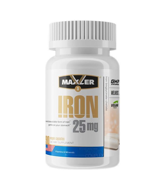 MAXLER IRON CHELATE (90КАПС)
