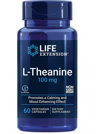 LIFE EXTENSION L-THEANINE 100 (60КАПС)