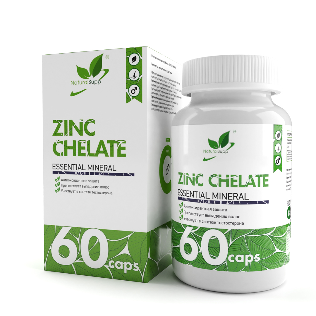 NATURALSUPP ZINC CHELATE (60КАПС)