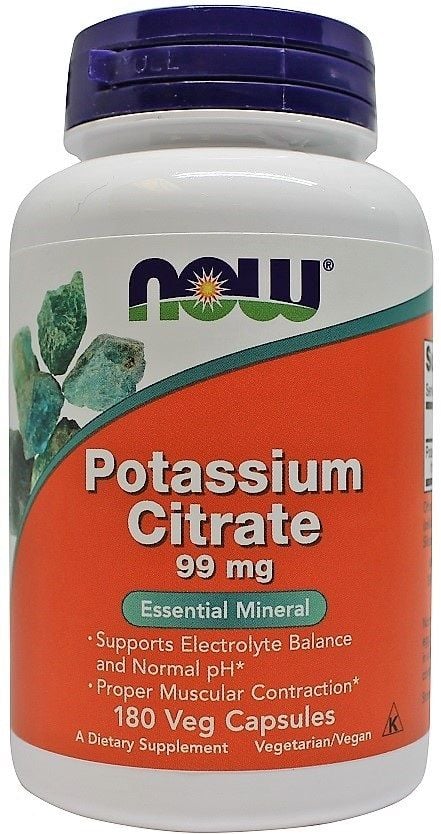 NOW POTASSIUM CITRATE 99MG (100ТАБ)