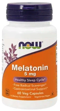 NOW MELATONIN 5MG (60КАПС)